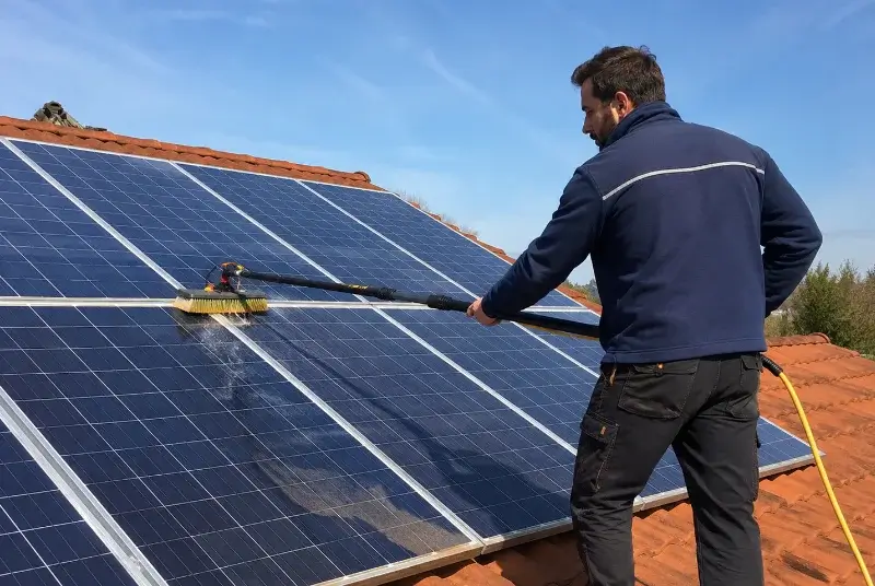 Nettoyage et entretien de panneaux solaires à Saint-Martin-en-Vercors